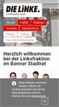 Mobile Screenshot of linksfraktion-bonn.de